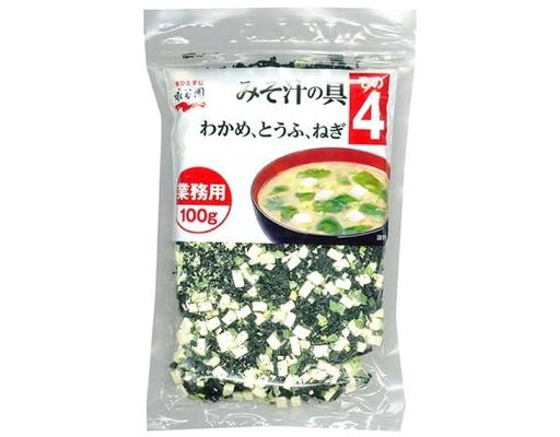 Canh Miso Ăn Liền (Rong Biển, Đậu Phụ, Hành Lá) 100g Nagatanien