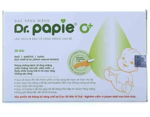 Gạc Răng Miệng Cho Bé 30 Miếng Dr.Papie