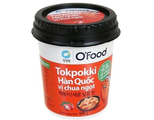 Bánh Gạo Ly Tokpokki Vị Chua Ngọt 105g O'food