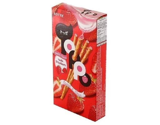 Bánh Que Nhân Kem Dâu 40g Toppo