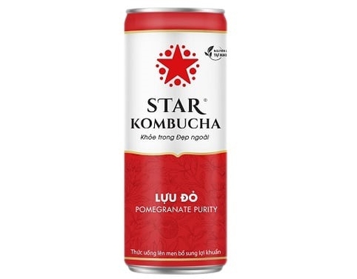 Thức Uống Lên Men Vị Lựu Đỏ 250ml Star Kombucha