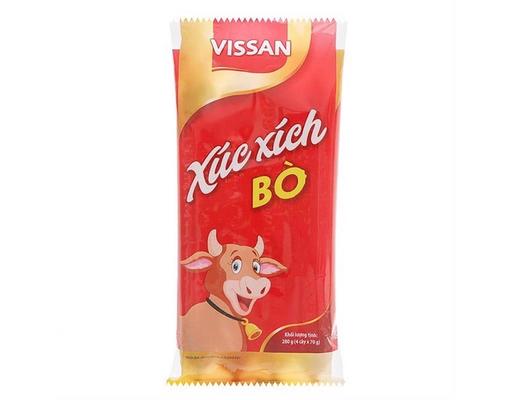Xúc Xích Bò - 4 x 70g Vissan