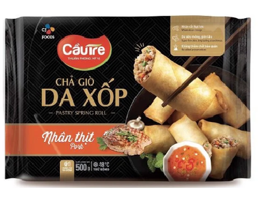 Chả Giò Da Xốp Nhân Thịt 500g CJ Cầu Tre
