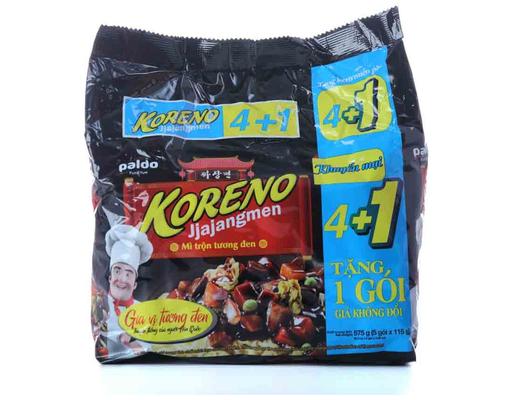 Lốc 4 Mì Trộn Tương Đen Jjajangmen 115g Koreno