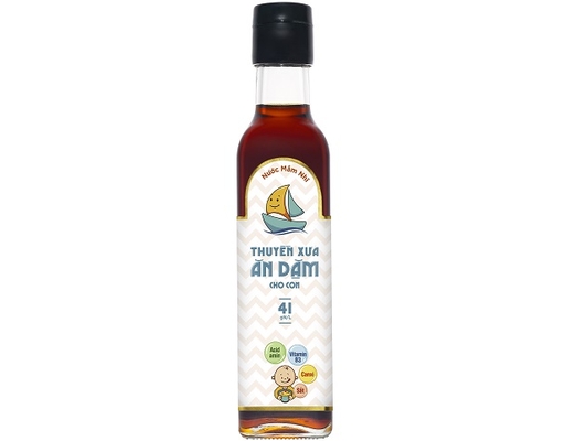 Nước Mắm Nhĩ Ăn Dặm 41 Độ Đạm Cho Bé Từ 12 Tháng Tuổi 250ml Thuyền Xưa Food