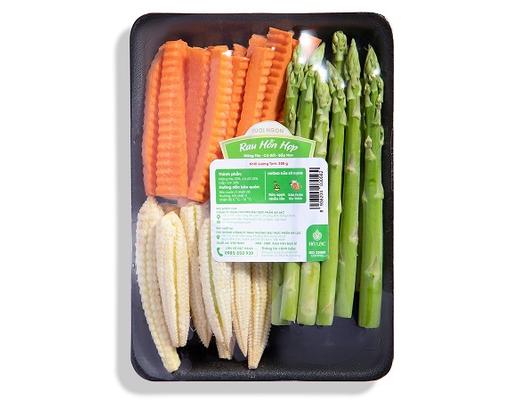 Combo Măng Tây, Cà Rốt, Bắp Non 300g An Lạc