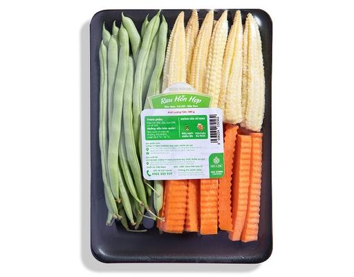 Combo Đậu Que, Cà Rốt, Bắp Non 300g An Lạc