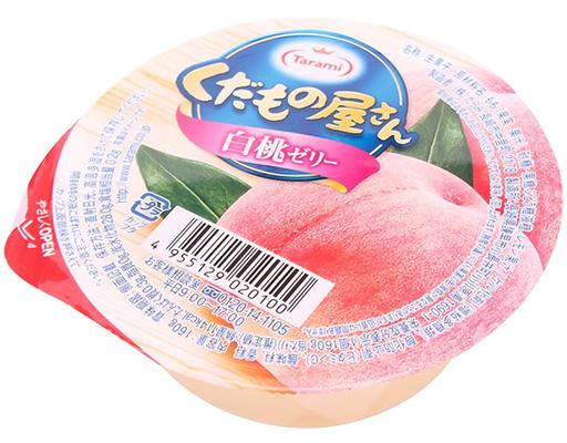 Thạch Rau Câu Vị Đào Kudamono Yasan Hakuto Jelly 160g Tarami