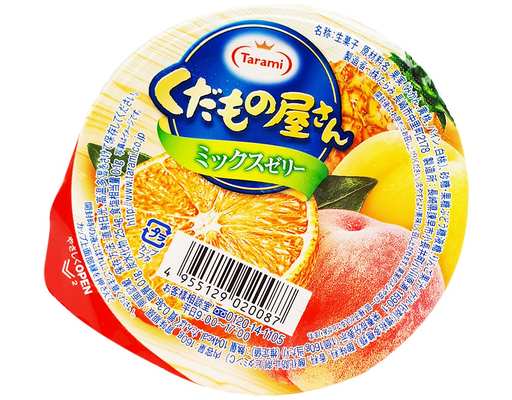 Thạch Rau Câu Vị Trái Cây Kudamono Yasan Mix Jelly 160g Tarami