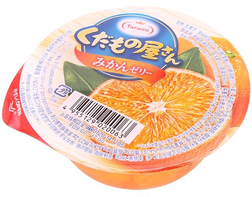 Thạch Rau Câu Vị Cam Kudamono Yasan Mikan Jelly 160g Tarami