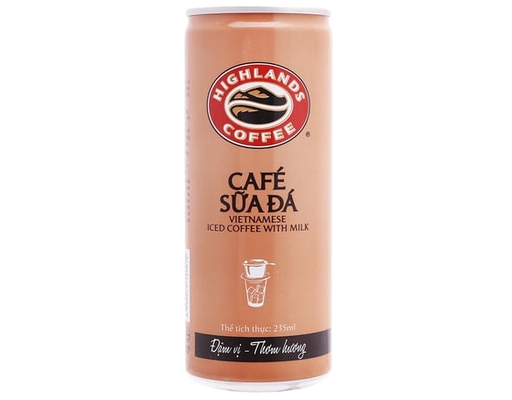 Cà Phê Sữa Đá 235ml Highlands Coffees
