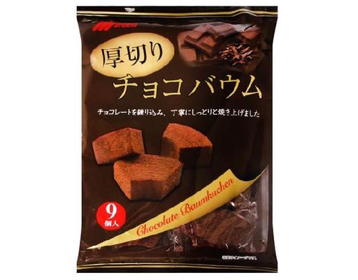 Bánh Baumkuchen Vị Socola Cắt Lát 240g Marukin