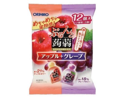 Thạch Vị Táo Và Nho 240g Orihiro