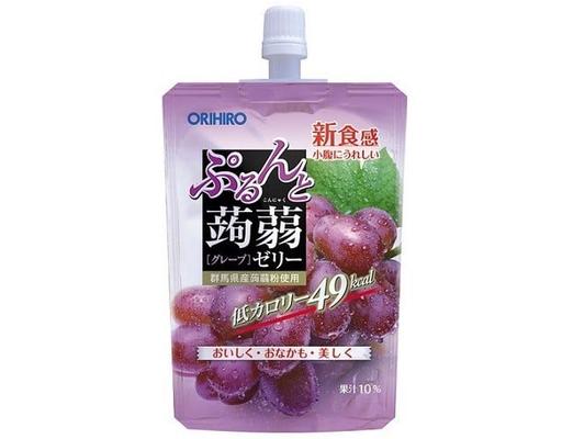 Thạch Vị Nho Dạng Túi Đứng 130g Orihiro