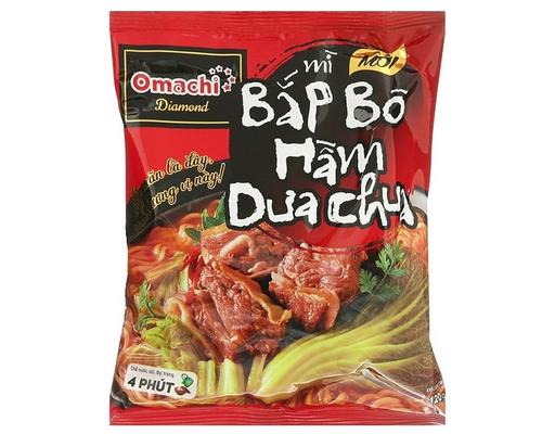 Mì Bắp Bò Hầm Dưa Chua Diamond 120g Omachi