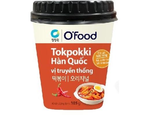 Bánh Gạo Ly Tokpokki Vị Truyền Thống 105g O'food