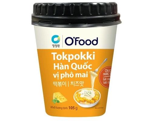 Bánh Gạo Ly Tokpokki Vị Phô Mai 105g O'food
