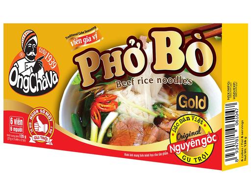 Viên Gia Vị Gold Vị Phở Bò 126g Ông Chà Và