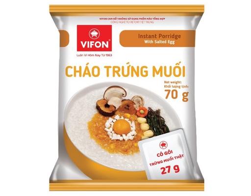 Cháo Vifon Vị Trứng Muối Gói 70g Vifon