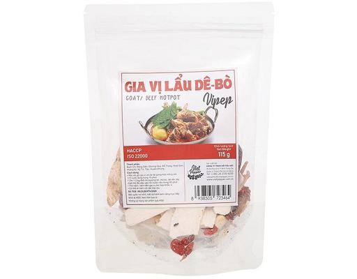 Gia Vị Lẩu Dê – Bò 115g Vipep