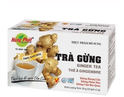 Trà Gừng Túi Lọc 25 x 2g Hùng Phát