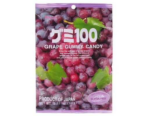 Kẹo Dẻo Vị Nho Đỏ 107g Kasugai