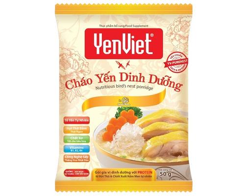 Cháo Yến Dinh Dưỡng Yến Việt Vị Gà Gói 50G Yến Việt