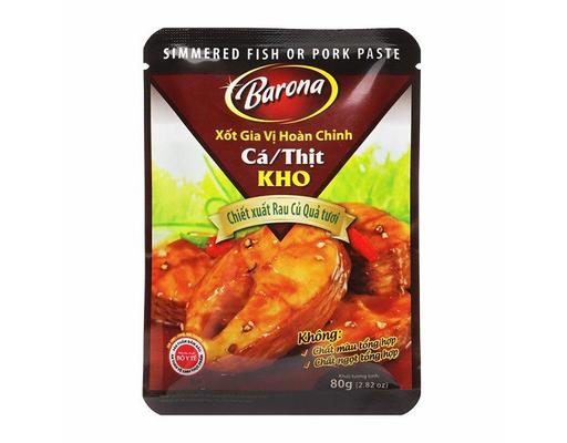 Xốt Gia Vị Hoàn Chỉnh Cá/Thịt Kho 80g Barona