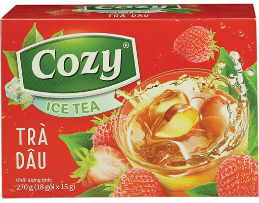 Trà Ice Tea Vị Dâu 18 x 15g Cozy