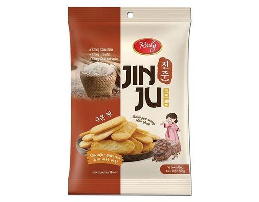 Bánh Gạo Jinju Vị Bò Nướng Tiêu 134.4g Richy
