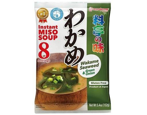 Súp Miso Rong Biển Ăn Liền 152g Marukome