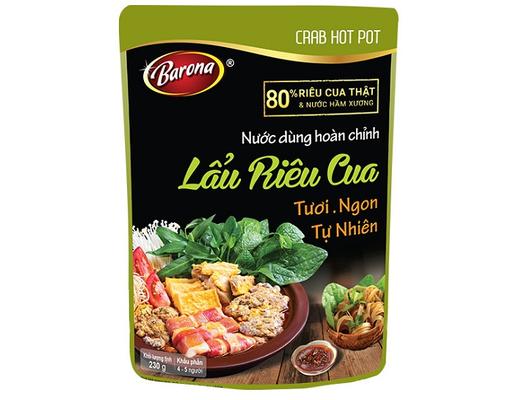 Nước Dùng Hoàn Chỉnh Lẩu Riêu Cua 240g Barona