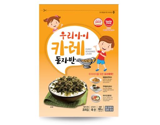 Rong Biển Sấy Vị Cà Ri 60g Badamoa