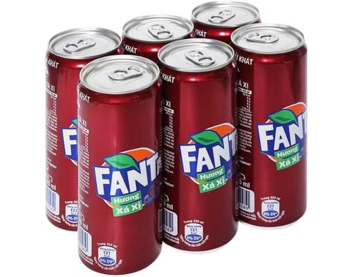 Lốc 6 Nước Giải Khát Sarsi Sleek 320ml Fanta