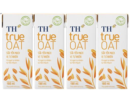 Lốc 4 Hộp Sữa Yến Mạch Th True Oat Vị Tự Nhiên 180ml TH True Milk