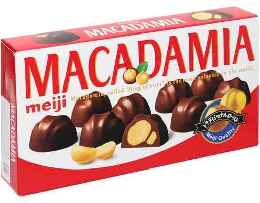 Socola Nhân Mắc Ca Macadamia Chocolate 64g Meiji