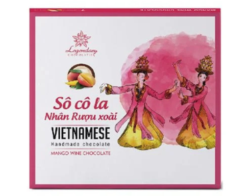 Socola Nhân Rượu Xoài 80g Legendary Chocolatier