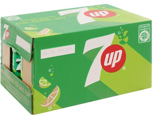 Thùng 24 Nước Giải Khát Chai Pet 7Up