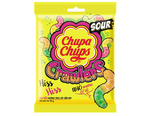 Kẹo Dẻo Sanded Crawler 90g Chupa Chups