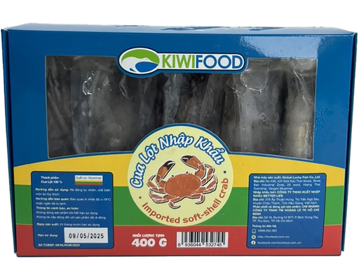 Cua Lột Đông Lạnh 400g Kiwi Food