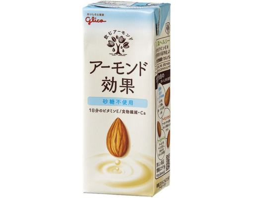 Sữa Hạnh Nhân Glico Không Đường Hộp 200ml Glico