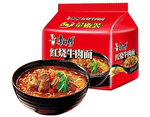 Lốc 5 Gói Mì Ăn Liền Kang Shi Fu Vị Bò Siêu Cay 104g Kang Shi Fu