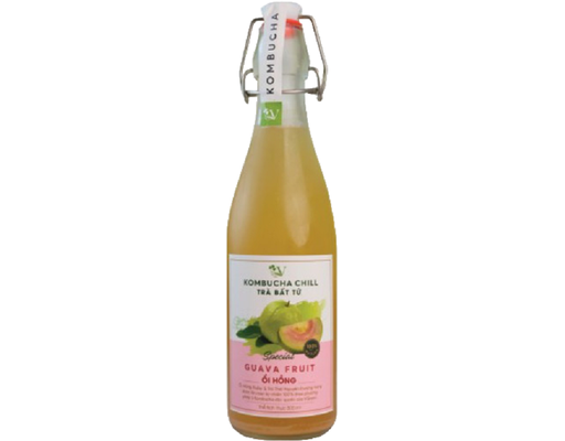 Vkombucha Chill Trà Bất Tử Vị Ổi Hồng 500ml Vgreen