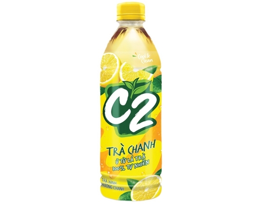 Trà Xanh Vị Chanh 455ml C2