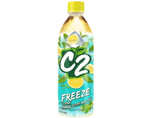 Trà Xanh Vị Chanh Tuyết Bạc Hà 455ml C2