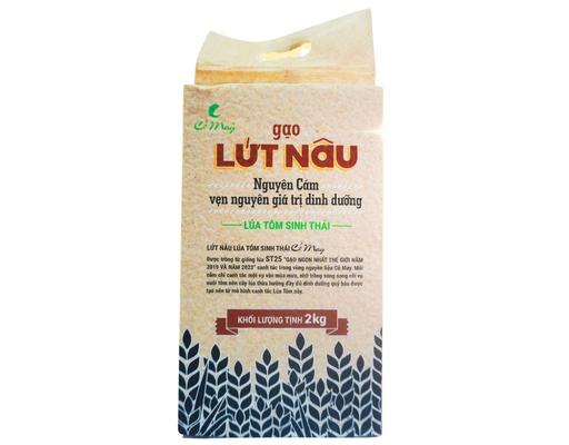 Gạo Lứt Nâu 2kg Cỏ May