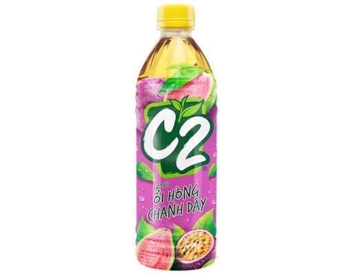 Trà Xanh Hương Ổi Hồng Chanh Dây 455ml C2