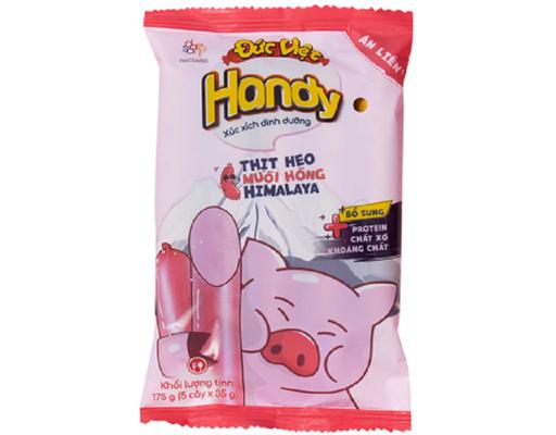 Xúc Xích Tiệt Trùng Thịt Heo Muối Hồng 175g Đức Việt