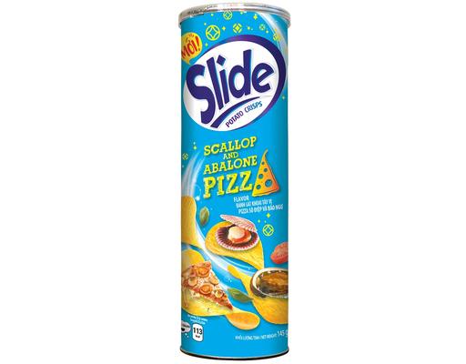 Bánh Snack Slide Vị Pizza Sò Điệp Và Bào Ngư 145g Slide