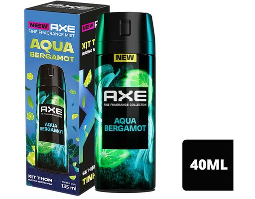 Xịt Thơm Nước Hoa Cao Cấp Hương Aqua Bergamot 135ml AXE